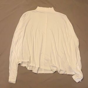 Double Zero Long Sleeve Mock Neck Blouse